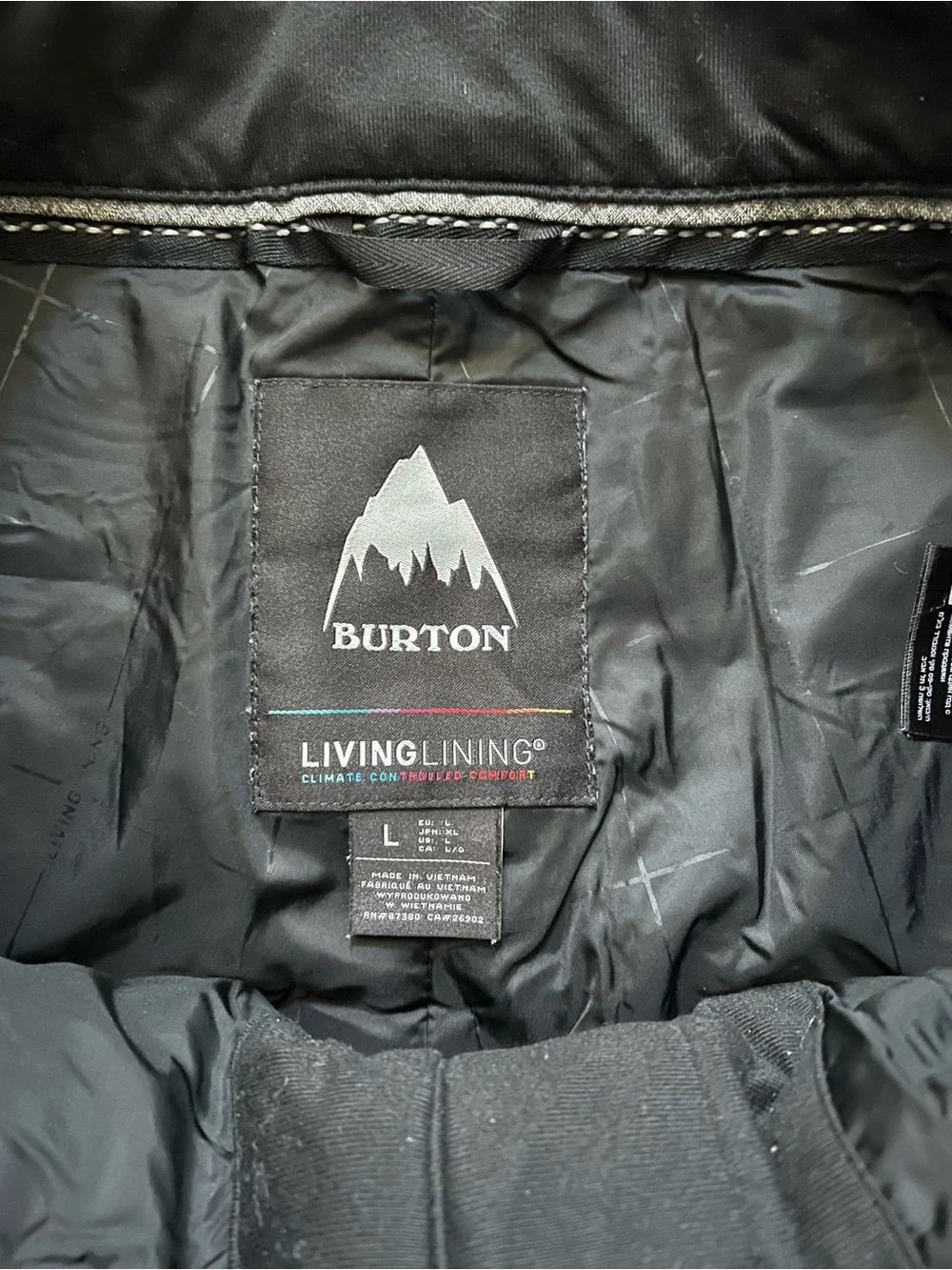 Burton Gray Men's Covert insulated Snow Pants Sz L like new
